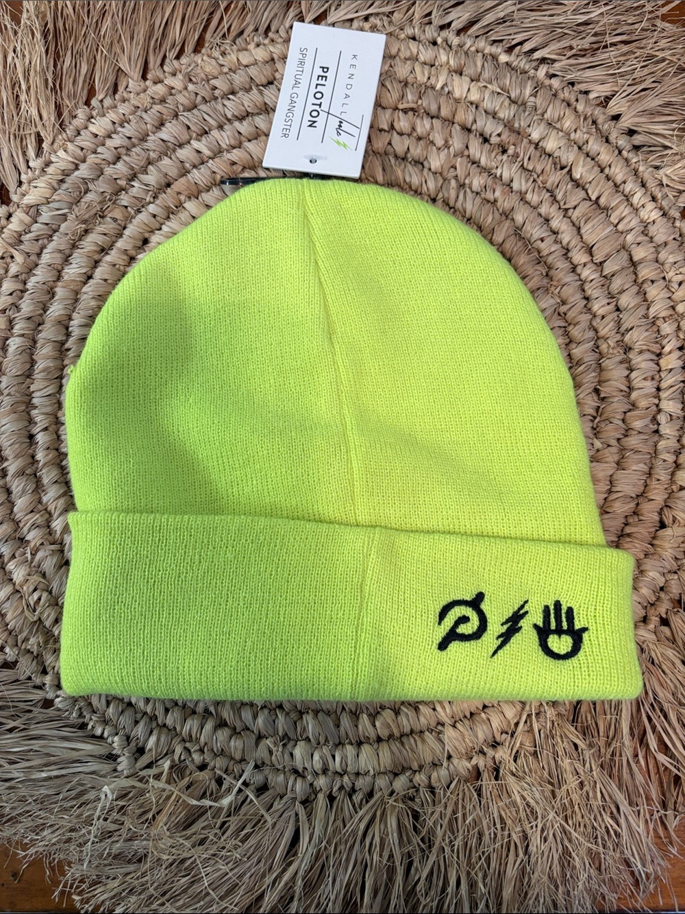 KENDALL TOOLE X PELOTON X SPIRITUAL GANGSTER BEANIE NWT - Picture 2 of 6